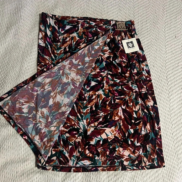 🖤New Anne Klein Multicolor Wrap Skirt🖤 - Picture 3 of 9